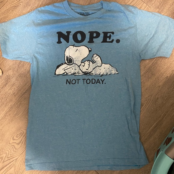Peanuts/snoopy “nope” shirt - Picture 1 of 3